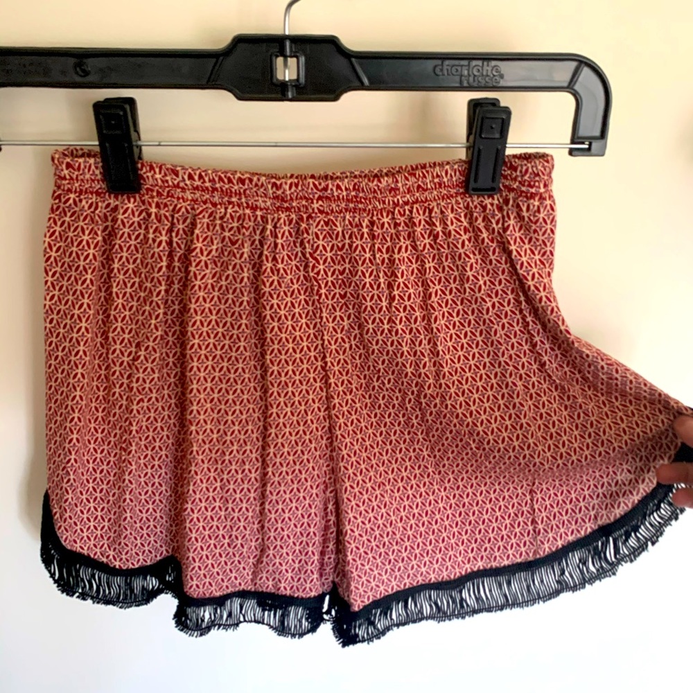 Cute little fringe lounge shorts